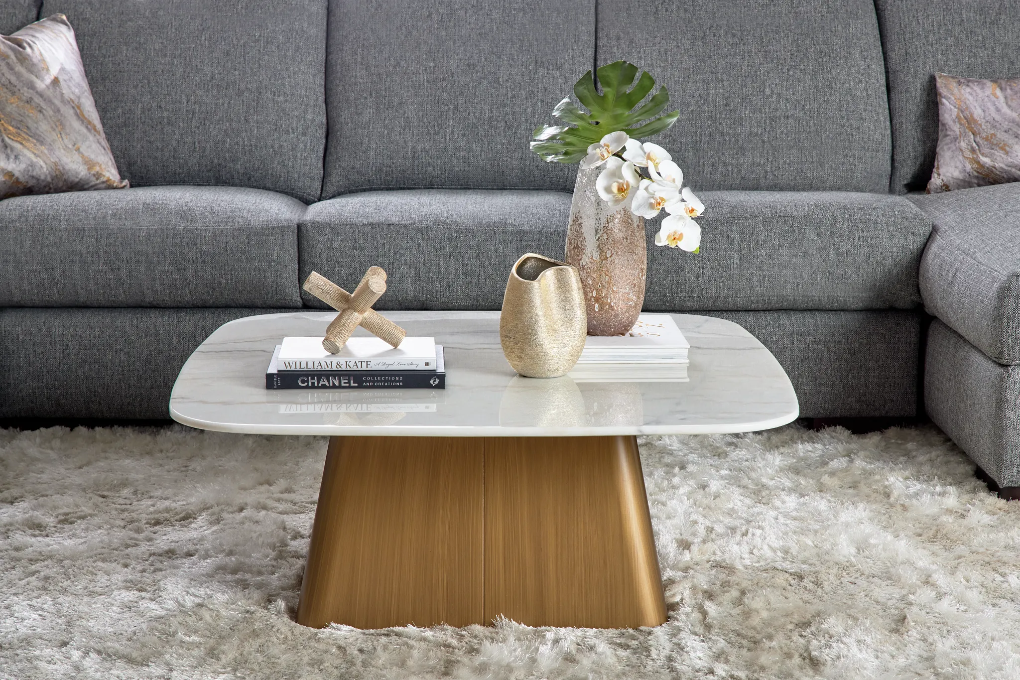 Lana White Square Coffee Table