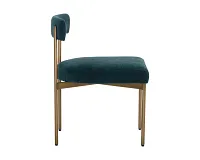 Mabel Dark Teal Upholstered Side Chair