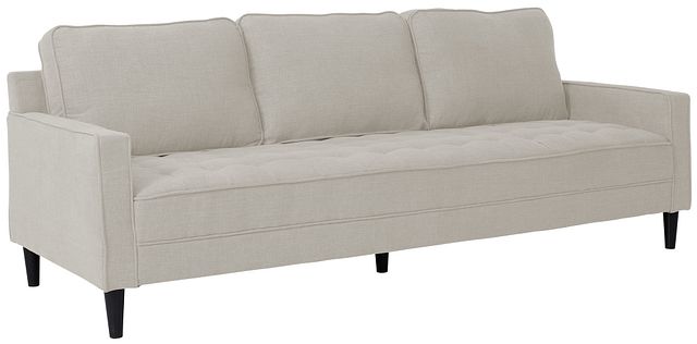 Eli 90" Taupe Micro Sofa