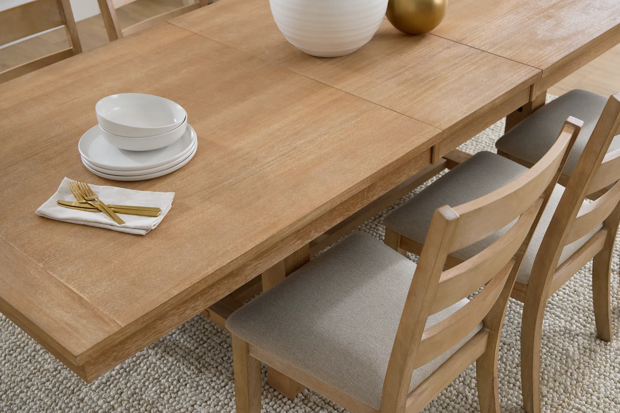 Park City Light Tone Rectangular Table