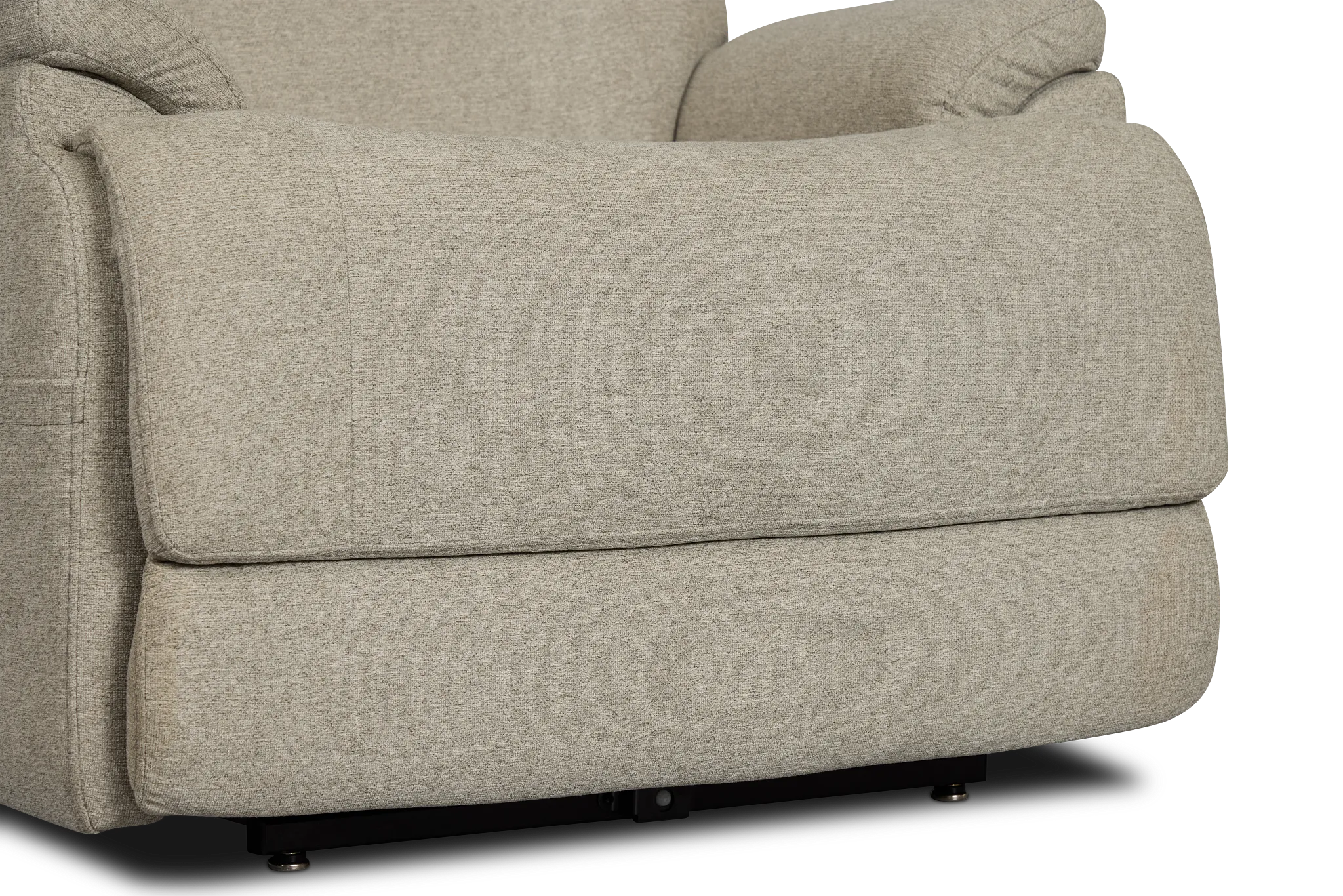 Zecliner Model 2 Light Gray Fabric Power Lift Recliner