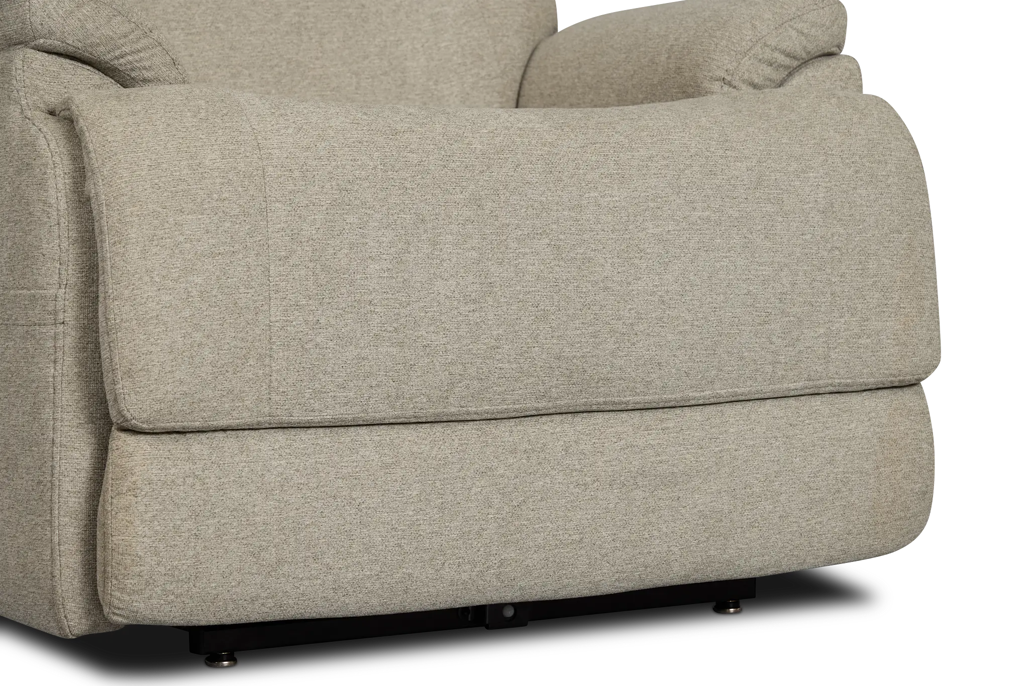 Zecliner Model 2 Light Gray Fabric Power Lift Recliner Zecliner Model 2 Light Gray Fabric Power Lift Recliner