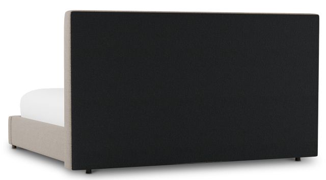 Grayton Elite Brown 54" Upholstered Platform Bed