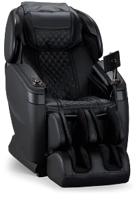 Qi Se Black Micro Massage Chair