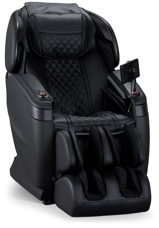 Qi Se Black Micro Massage Chair