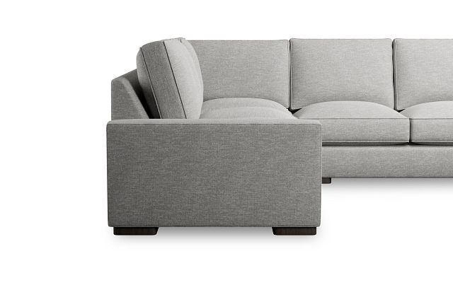 Edgewater Victory Gray Small Two-arm Sectional