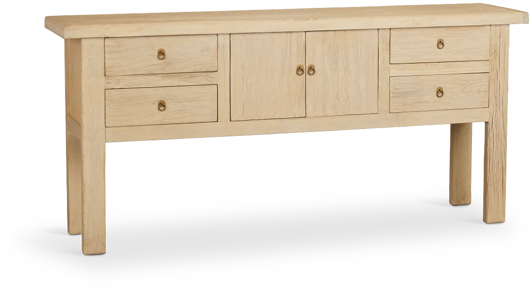 Hazel Light Tone 4-drawer Console Table