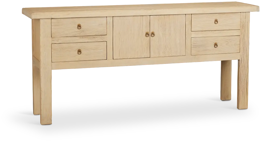 Hazel Light Tone 4-drawer Console Table Hazel Light Tone 4-drawer Console Table