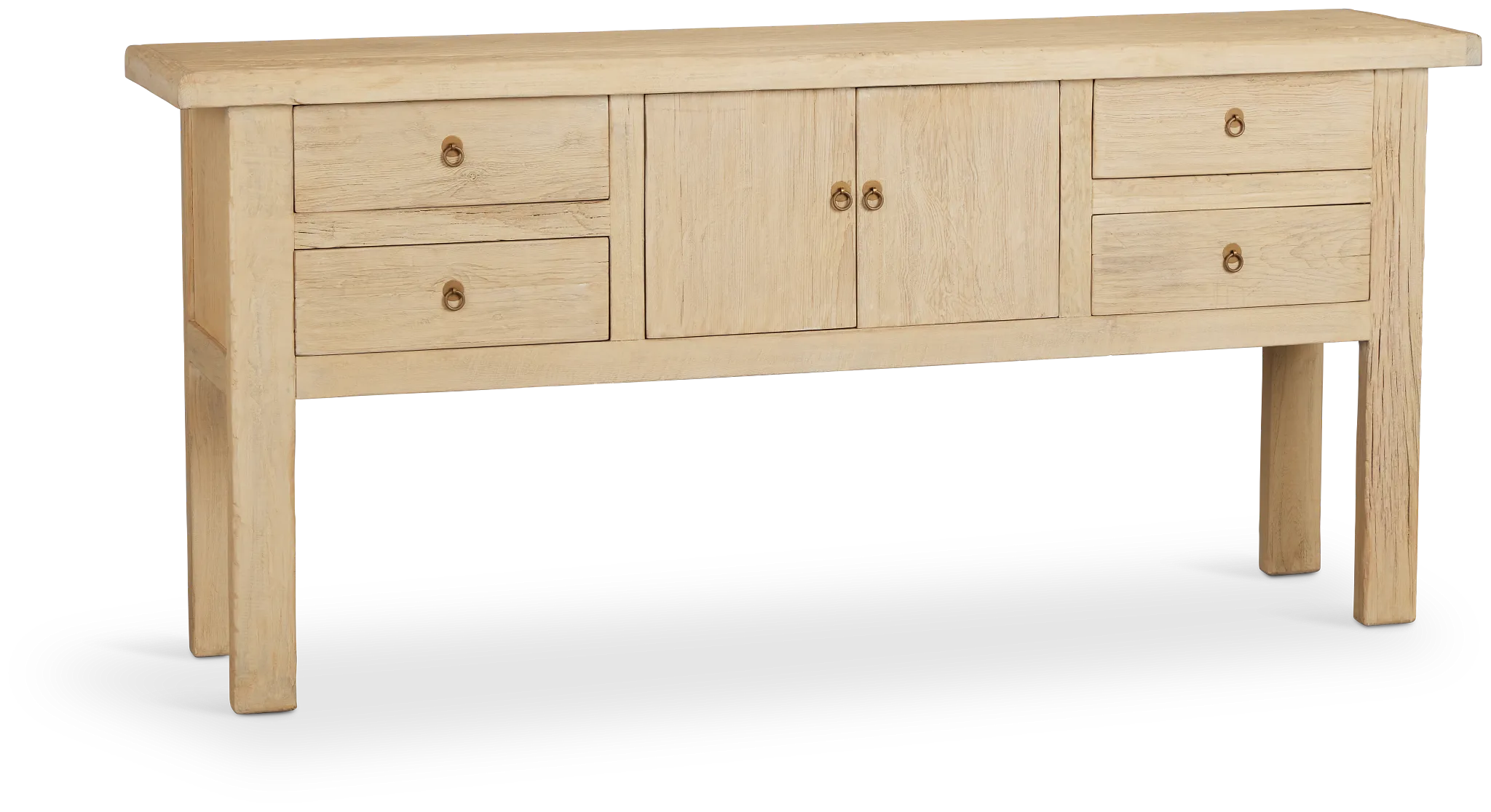 Hazel Light Tone 4-drawer Console Table