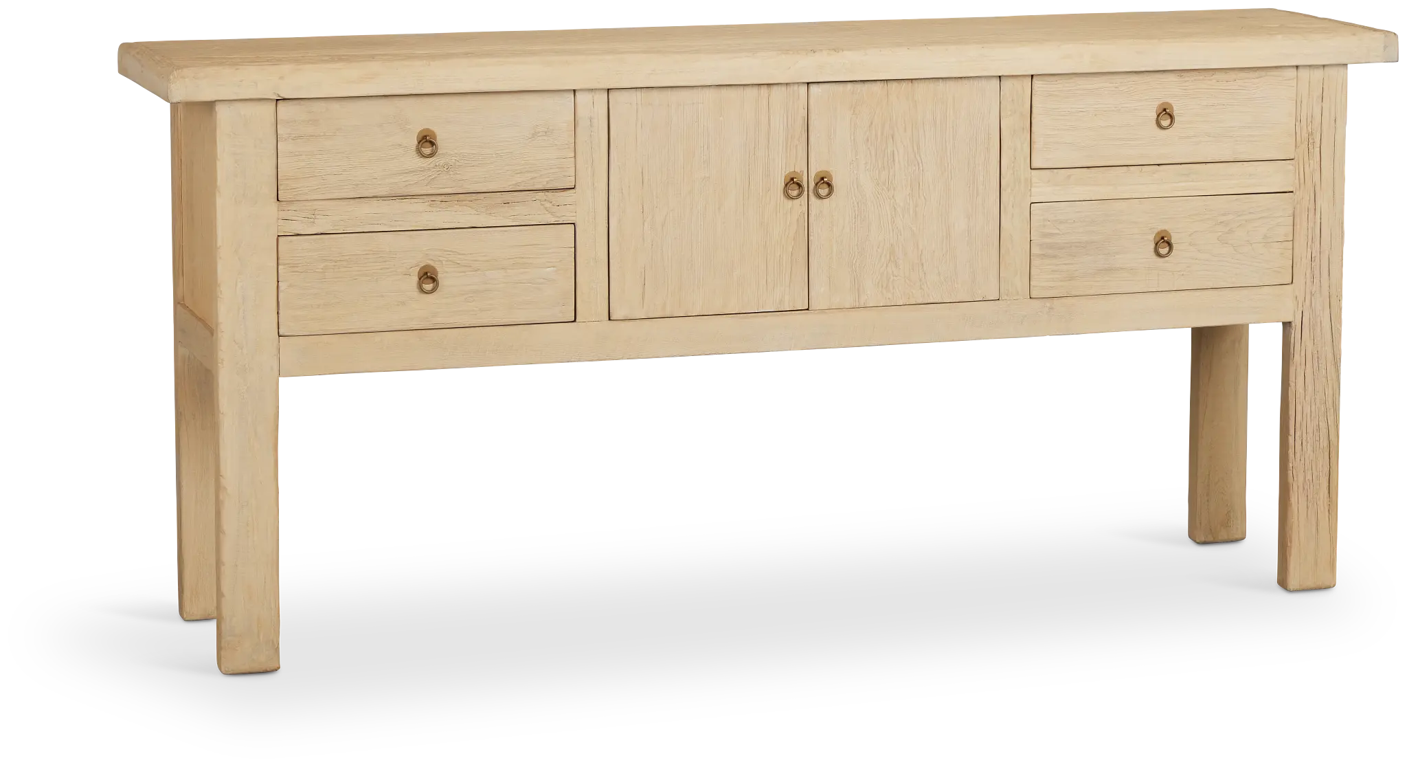 Hazel Light Tone 4-drawer Console Table Hazel Light Tone 4-drawer Console Table