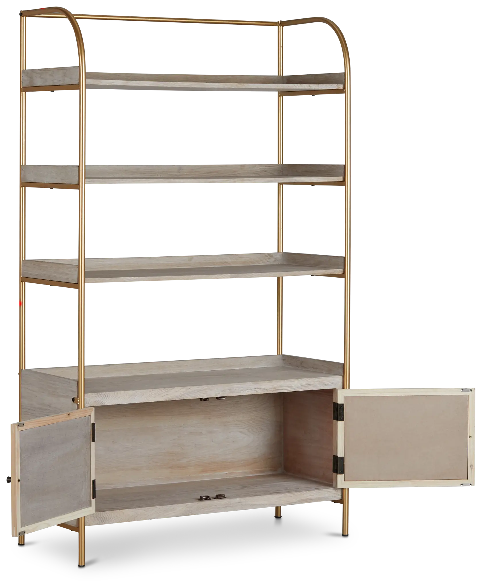 Cane Gold Bookcase Cane Gold Bookcase