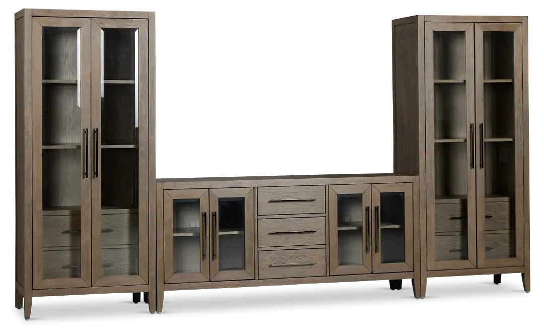 Alden Gray 70" Entertainment Wall Alden Gray 70" Entertainment Wall