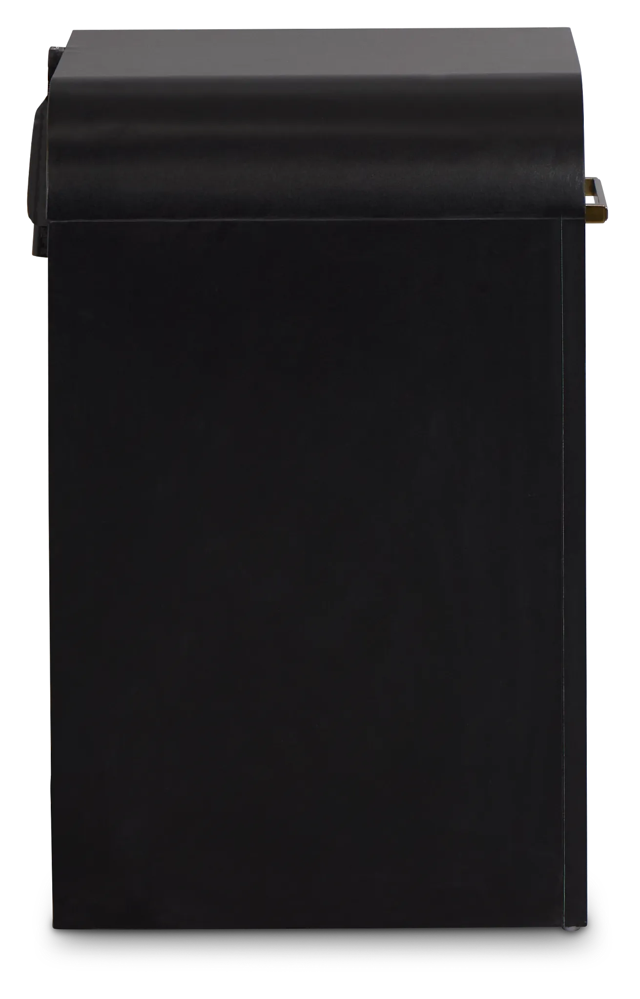 Lyndie Black 1-drawer Nightstand