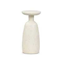 Zume White Large End Table