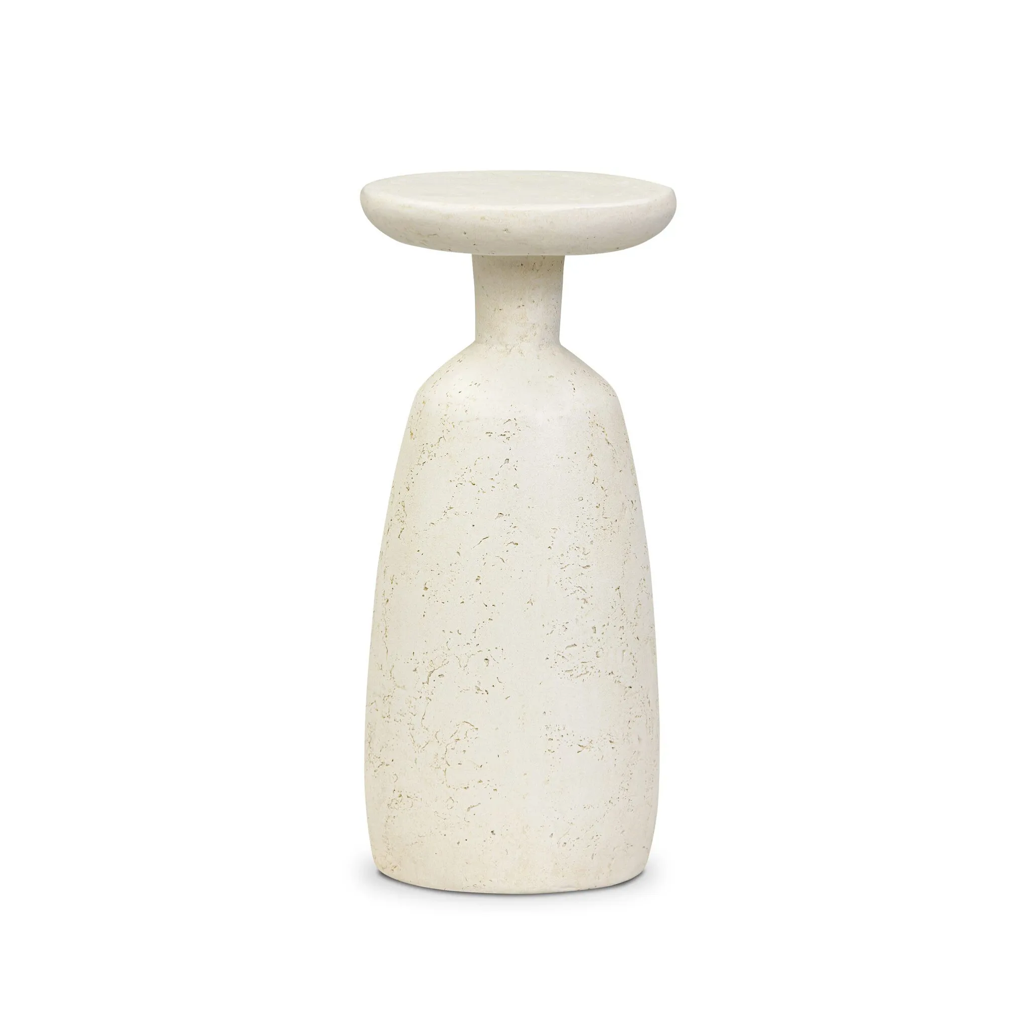 Zume White Large End Table