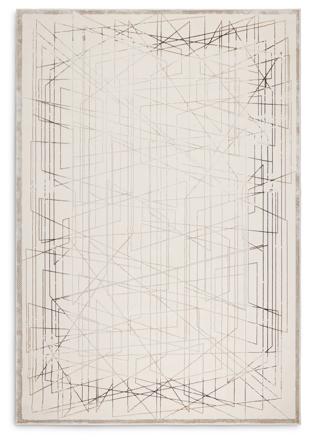 Paula Silver 8x11 Area Rug
