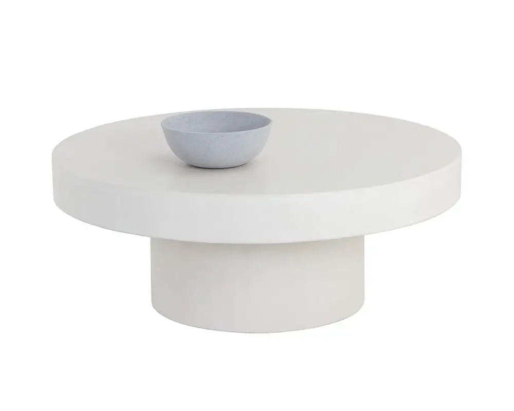 Bayla White Round Coffee Table Top Bayla White Round Coffee Table Top