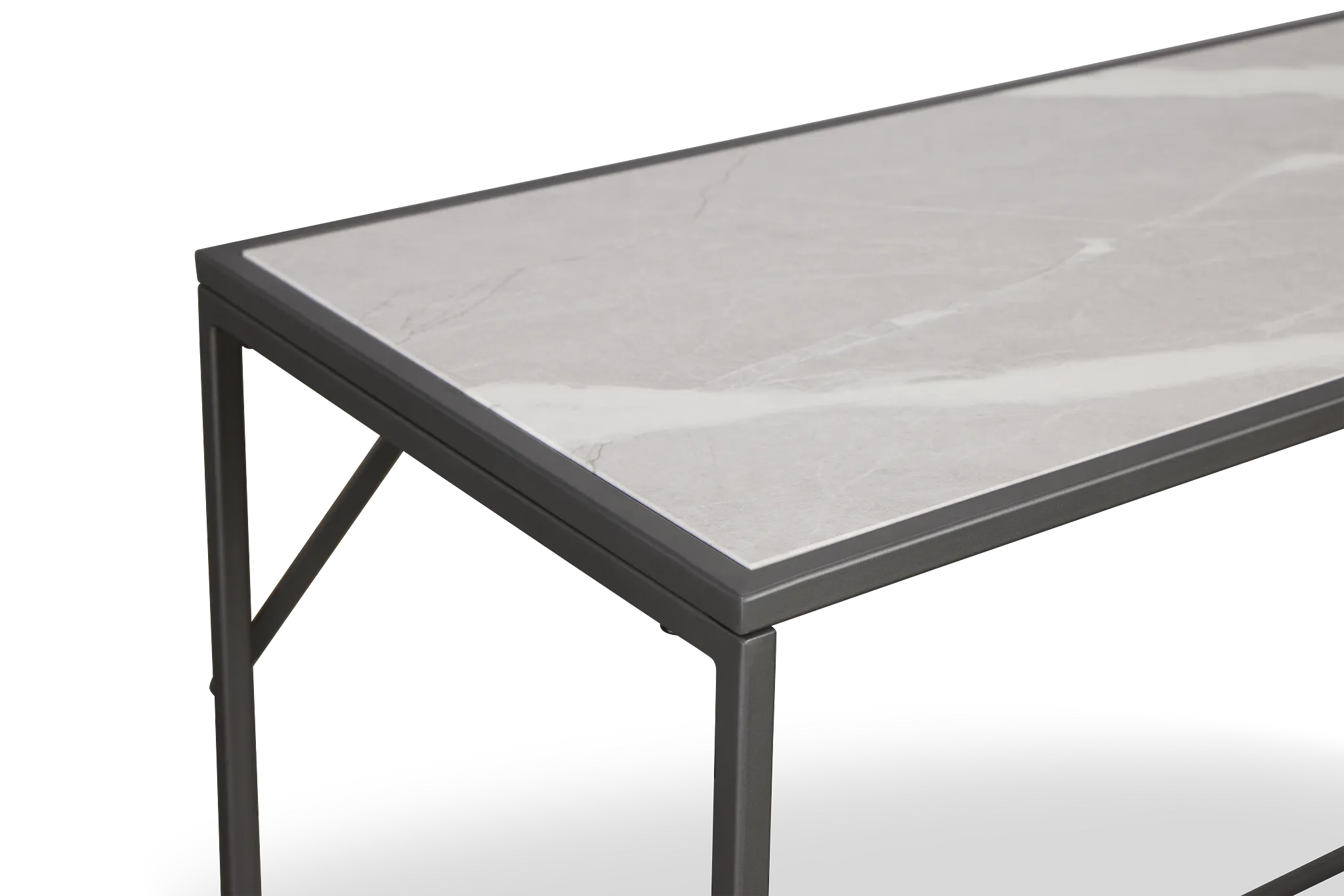 Joliet Gray Rect Sofa Table