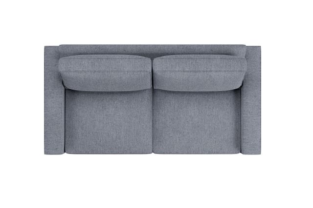 Edgewater Elevation Gray 84" Sofa W/ 2 Cushions