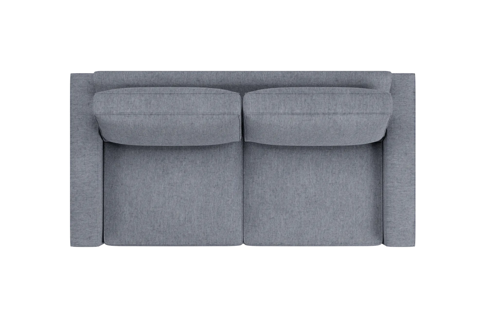 Edgewater Elevation Gray 84" Sofa W/ 2 Cushions