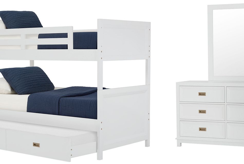 white bunk bed bedroom sets