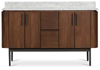 Nomad Mid Tone 60" Double Bathroom Vanity