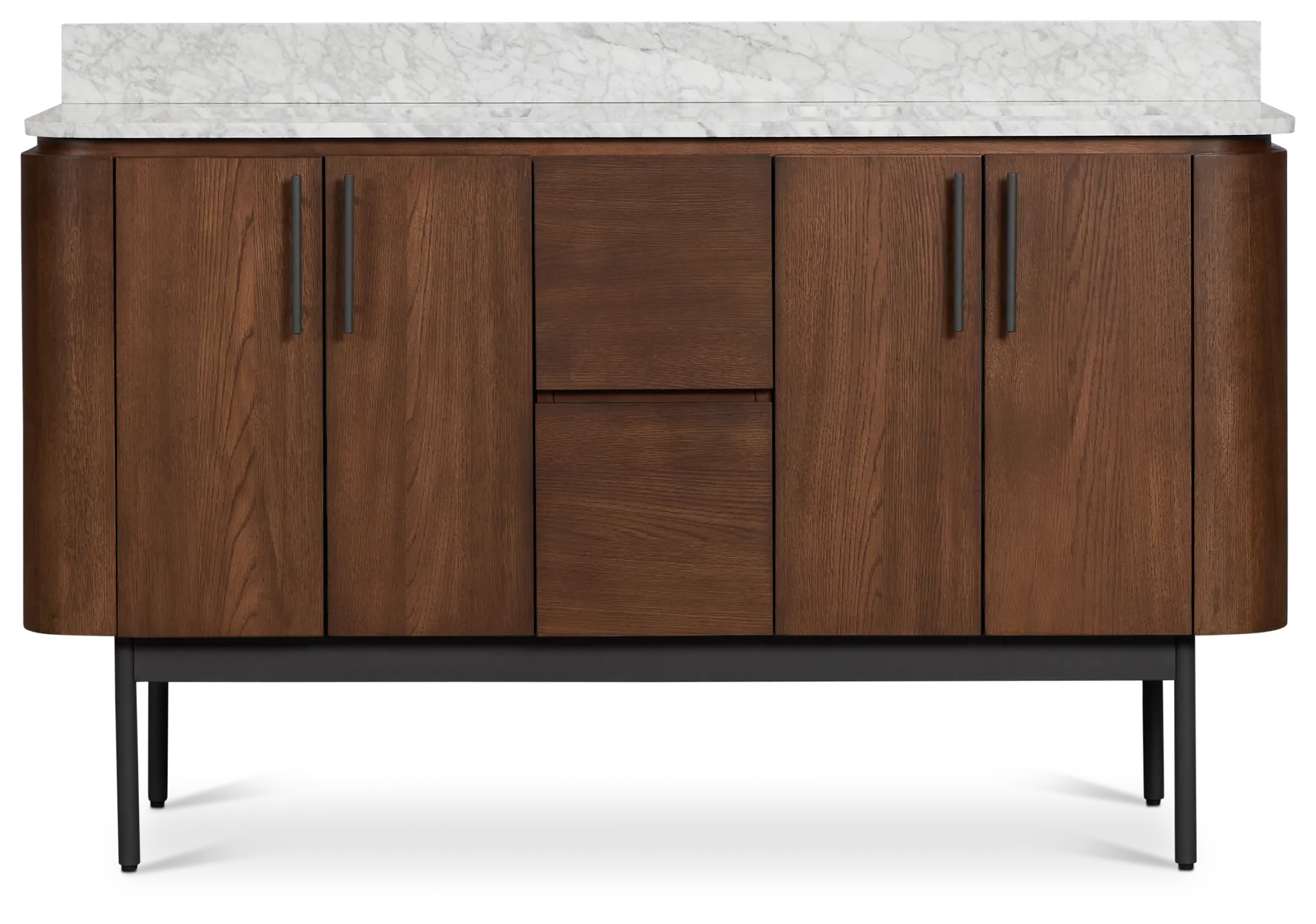Nomad Mid Tone 60" Double Bathroom Vanity