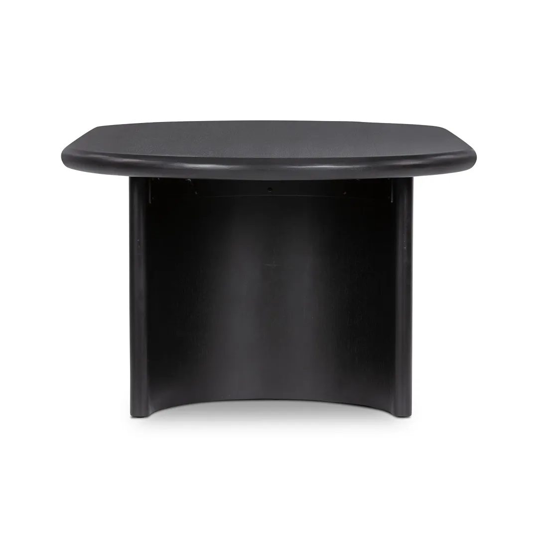 Paloa Black Oval Coffee Table