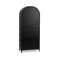 Monroe Black Bookcase