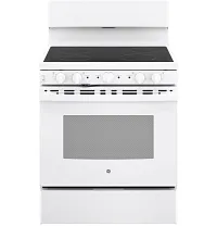 Ge 480 Series White 30" Electric Range