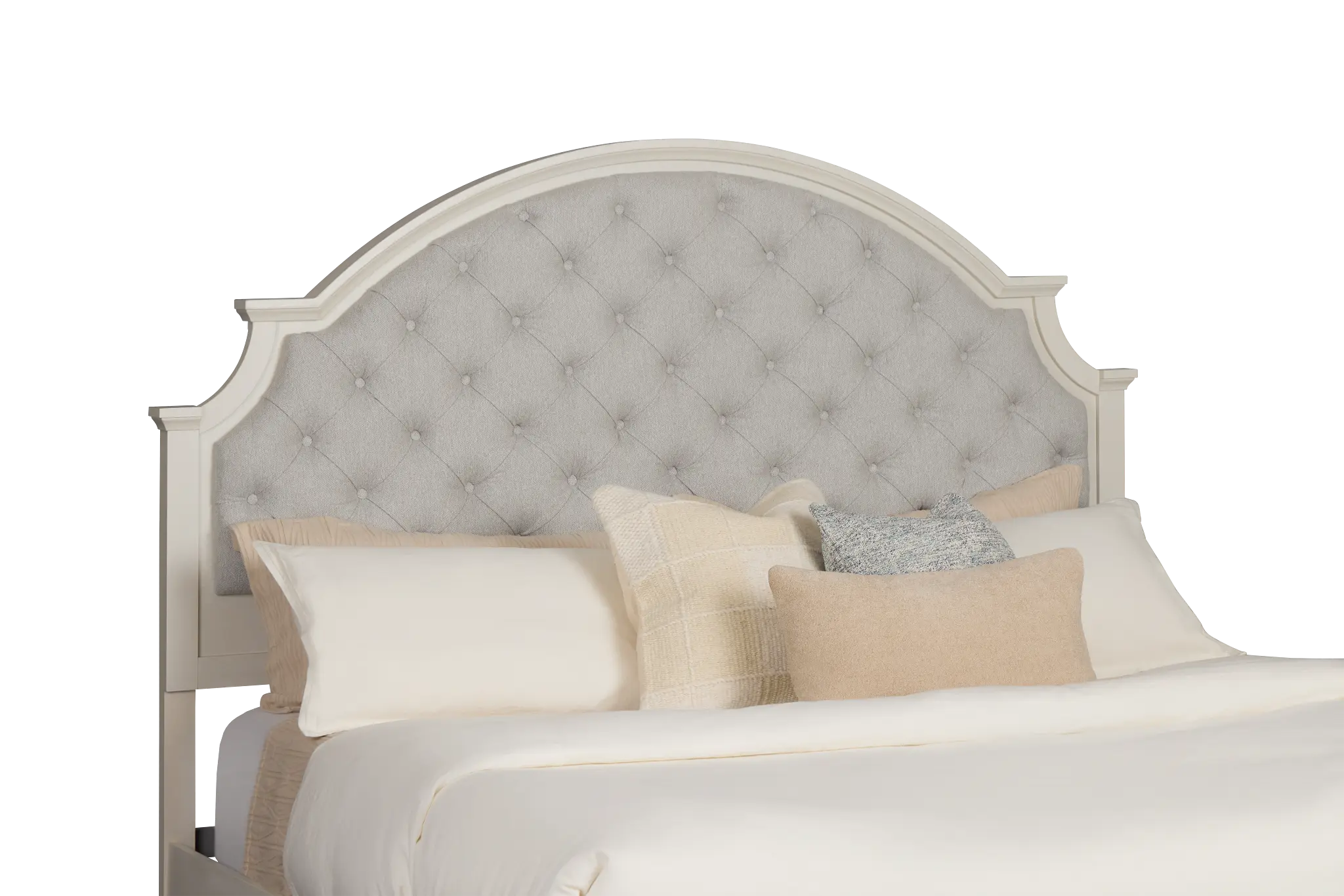 Charlotte White Uph Panel Bed Charlotte White Uph Panel Bed