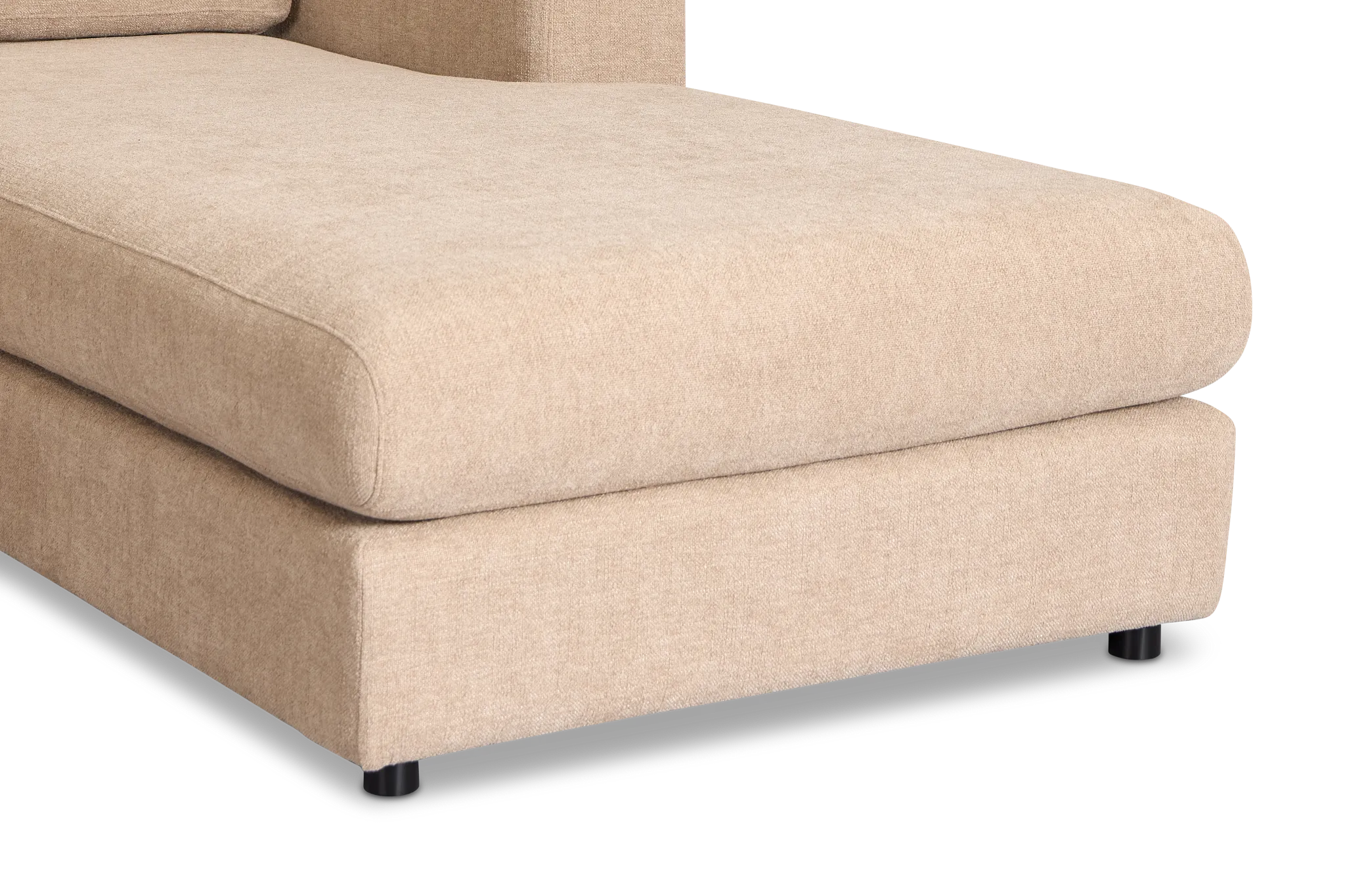 Alma Taupe Fabric Right Chaise Sectional