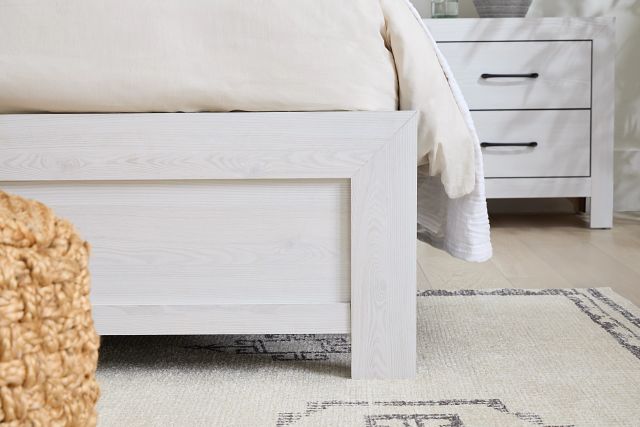 Ollie White Panel Bed