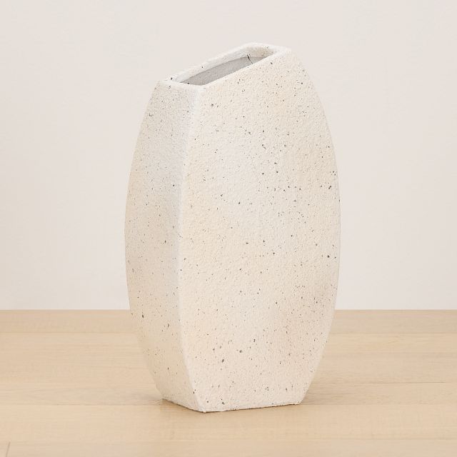 Selina White Large Vase