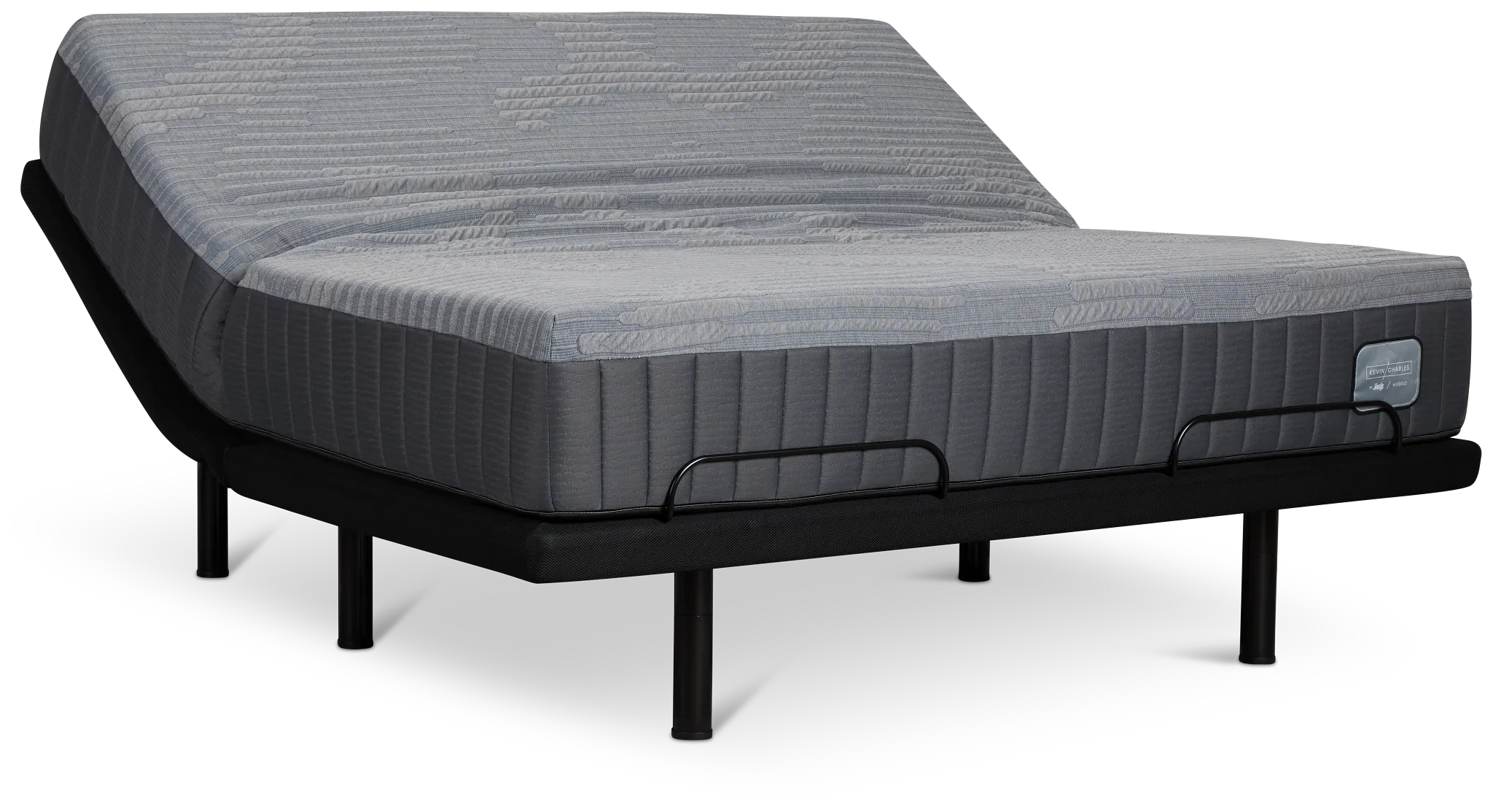 Kevin Charles By Sealy Hybrid Plush Deluxe Adjustable Mattress Set