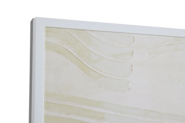Mya White Framed Wall Art