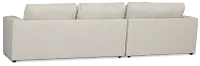 Brantley Light Beige Fabric Left Chaise Sectional