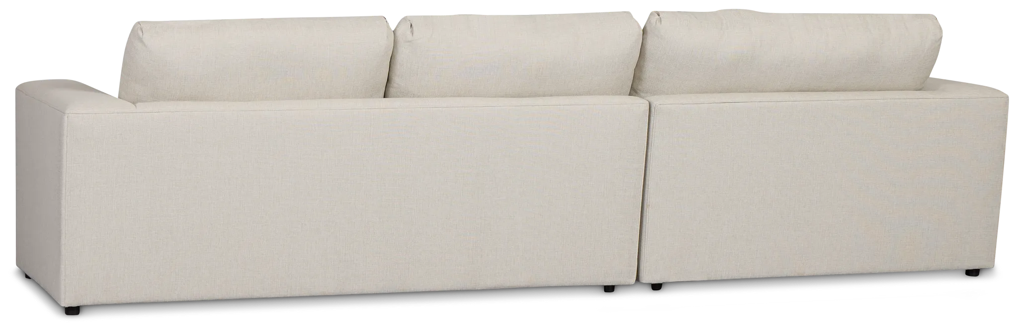 Brantley Light Beige Fabric Left Chaise Sectional
