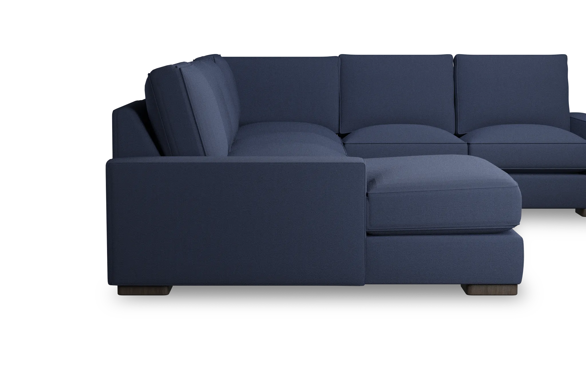 Edgewater Peyton Dark Blue Medium Left Chaise Sectional