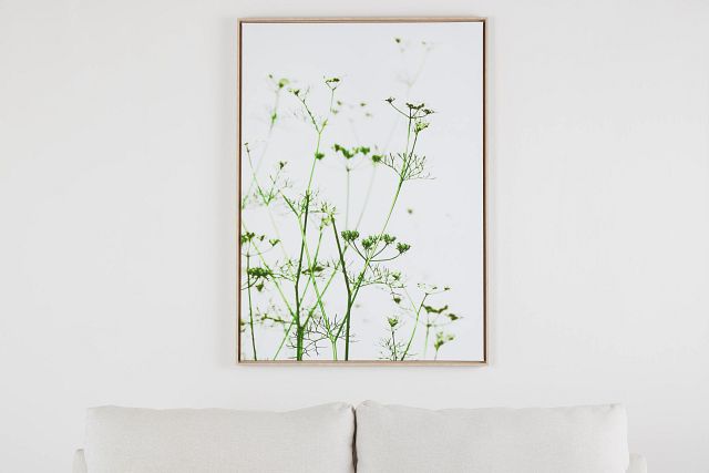Floret Green Framed Wall Art