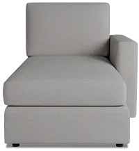 Citymod Light Gray Fabric Right Chaise