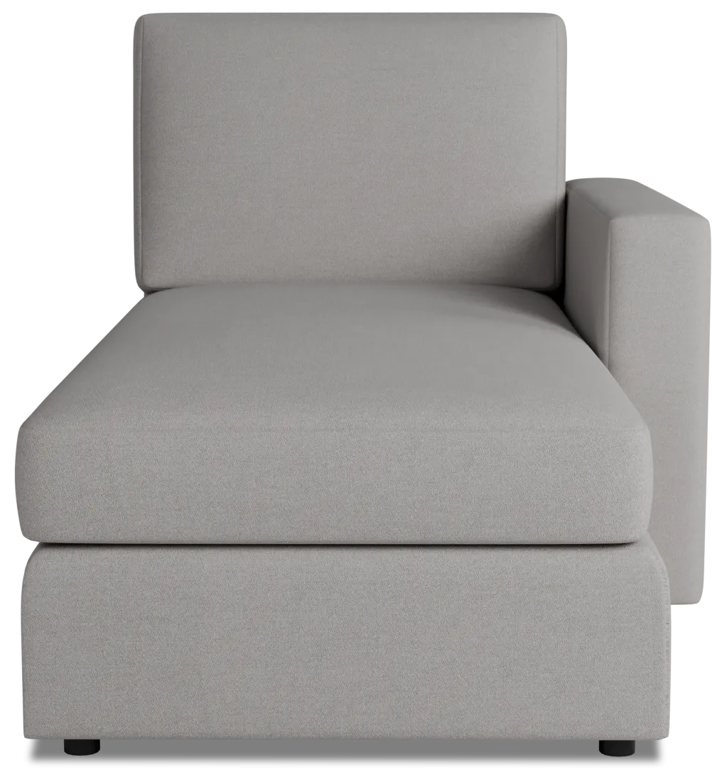 Citymod Light Gray Fabric Right Chaise