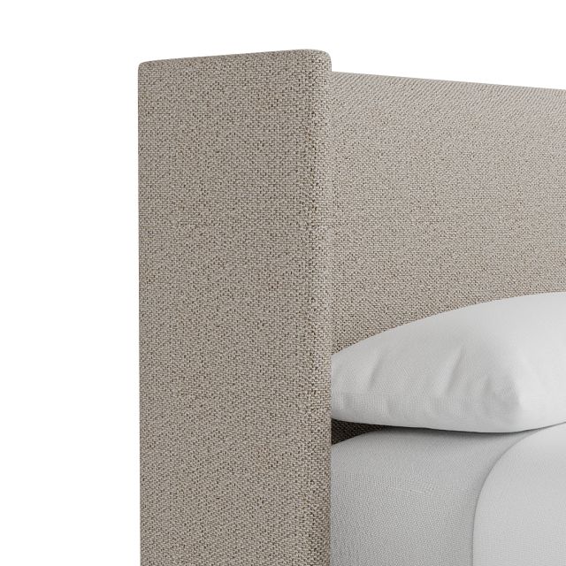 Captiva Gellar Brown 48" Upholstered Shelter Bed