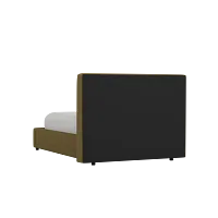 Grayton Peyton White 44" Upholstered Platform Bed