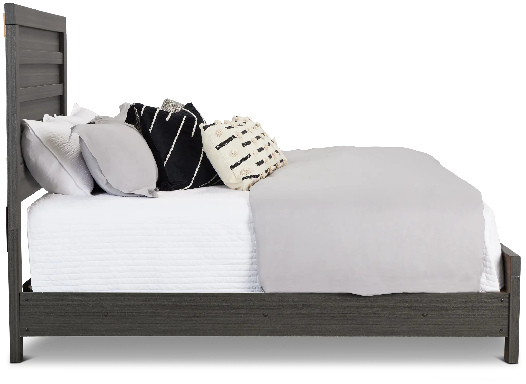 Everett Gray Panel Bed Everett Gray Panel Bed