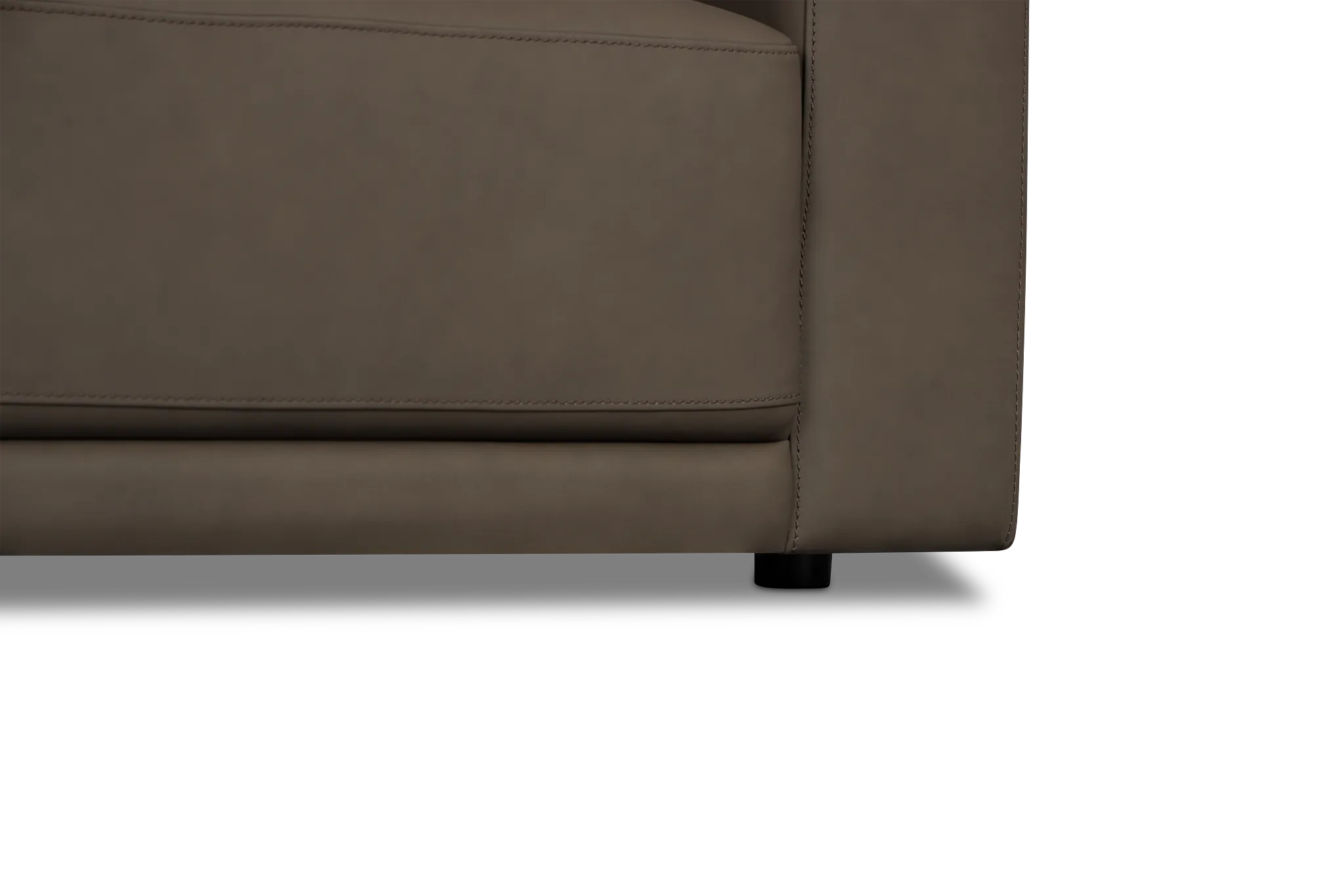 Kellan Dark Gray Leather Chair