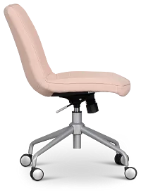 Gwen Pink Upholstered Desk Chair