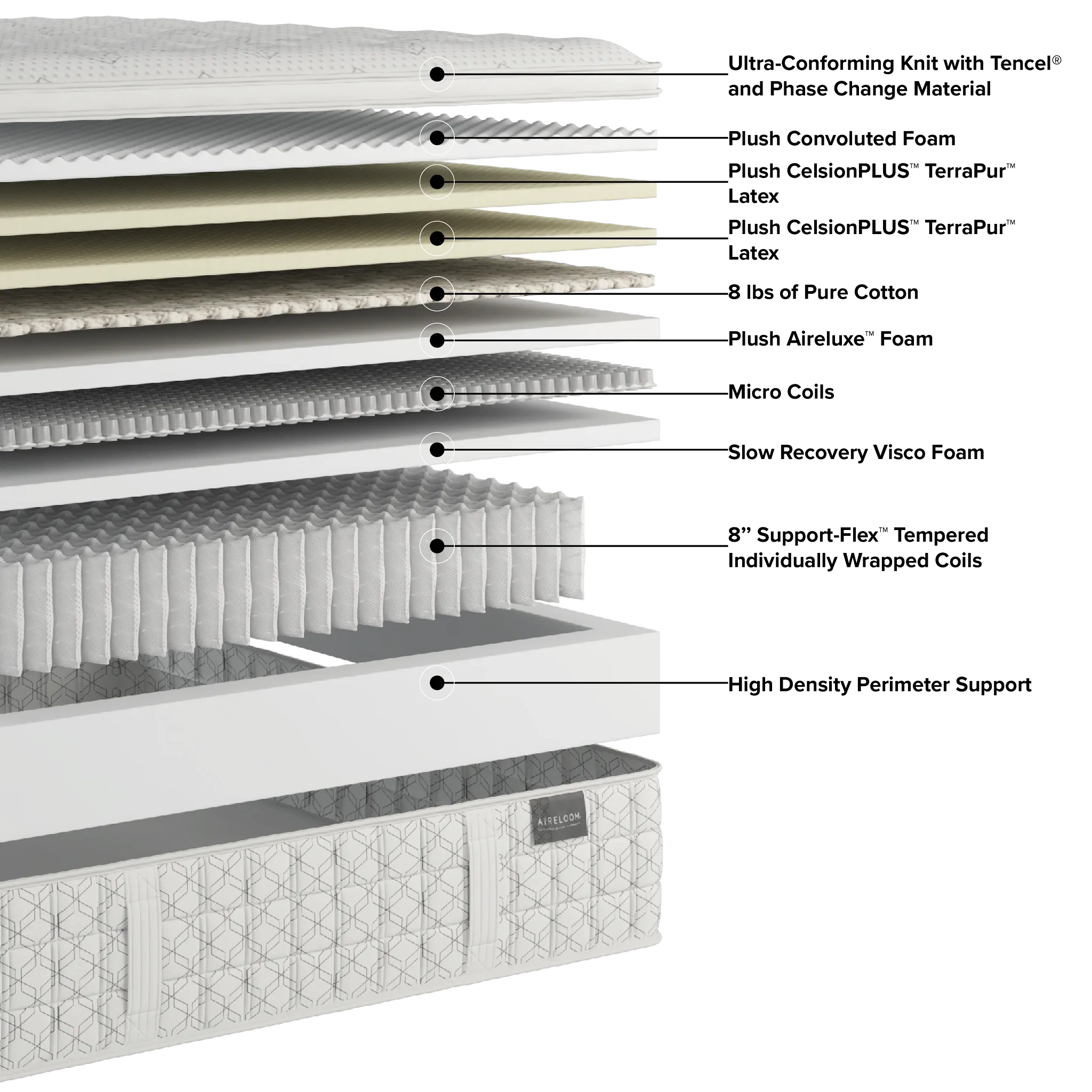 Aireloom Timeless Odyssey Streamline Firm 14" Mattress