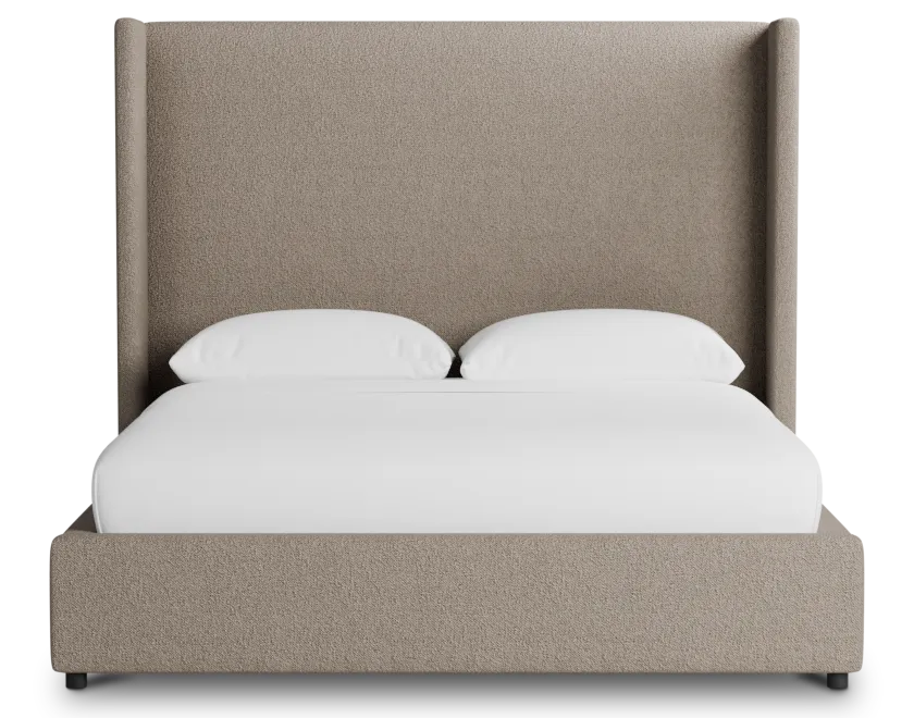 Captiva Elite Brown 60" Upholstered Shelter Bed