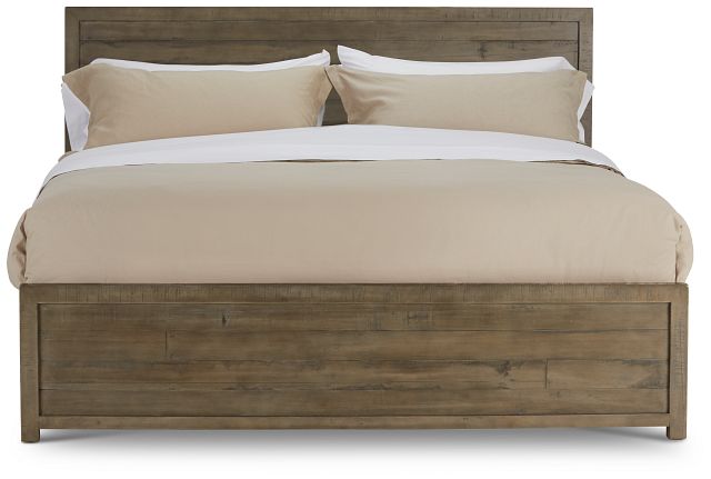 Seattle Gray Wood Platform Bed